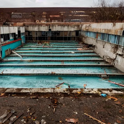 Image similar to abandoned swimming pool