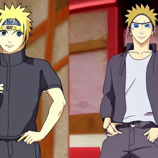 Image similar to Ryan Gosling in Naruto Shippuden anime style
