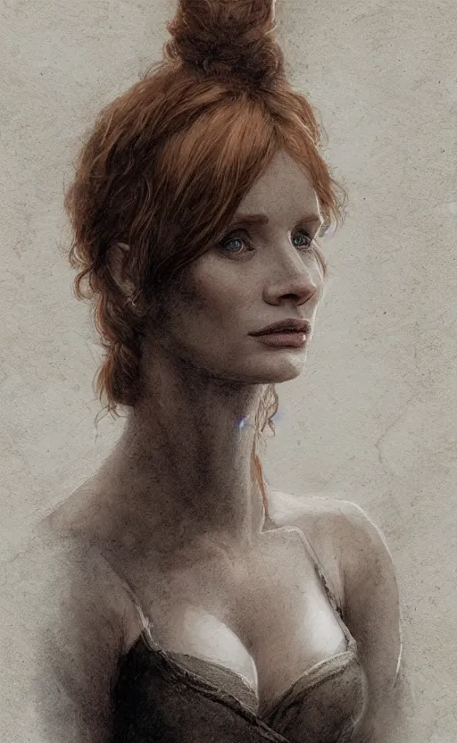 Prompt: bryce dallas howard, jessica chastain, traditional corsican, intricate, highly detailed, artstation, illustration, jurgens, rutkowski, bouguereau, pastoral, rustic, georgic