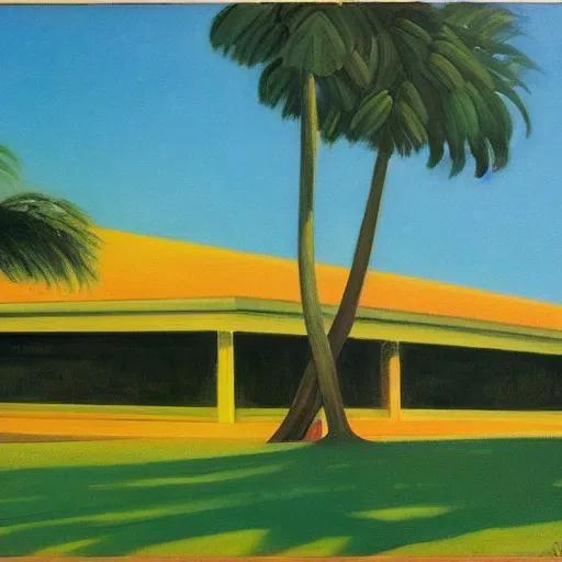 Image similar to painting of Hawaii, 1982, by Edward Hopper