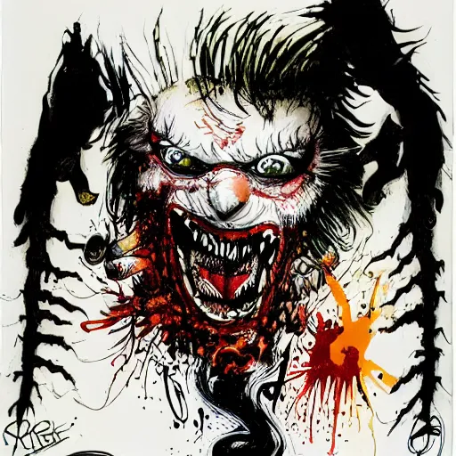 Prompt: rage by ralph steadman