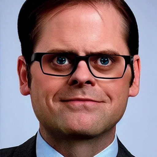 Prompt: dwight schrute mixed with michael scott