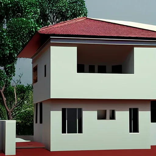 Prompt: nigerian architecture