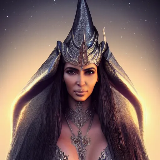 Prompt: Kim Kardashian as an elven priestess, atmospheric lighting, intricate detail, cgsociety, hyperrealistic, octane render, RPG portrait, ambient light, dynamic lighting, hyper detailed, elegant, cinematic, awe inspiring, beautiful, unreal engine, 8k ultra hd, artstationHD, hyper detailed, elegant, cinematic, awe inspiring