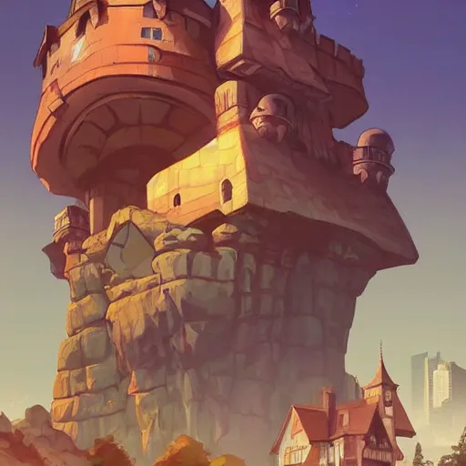 Image similar to castle on an asteroid art gta 5 cover, official fanart behance hd artstation by jesper ejsing, by rhads, makoto shinkai and lois van baarle, ilya kuvshinov, ossdraws