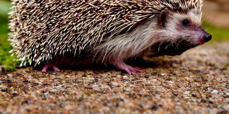 Prompt: hedgehog slime blob, HD photography, nature photography