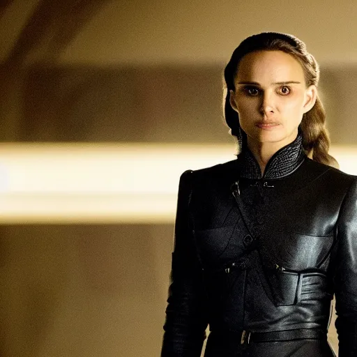 Image similar to still of natalie portman in westworld tv series