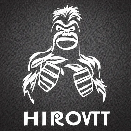 Image similar to Bigfoot, logo, Hiroaki Tsutsumi style