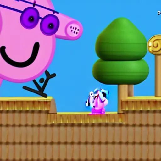 Image similar to peppa pig 3d platform game on gamecube