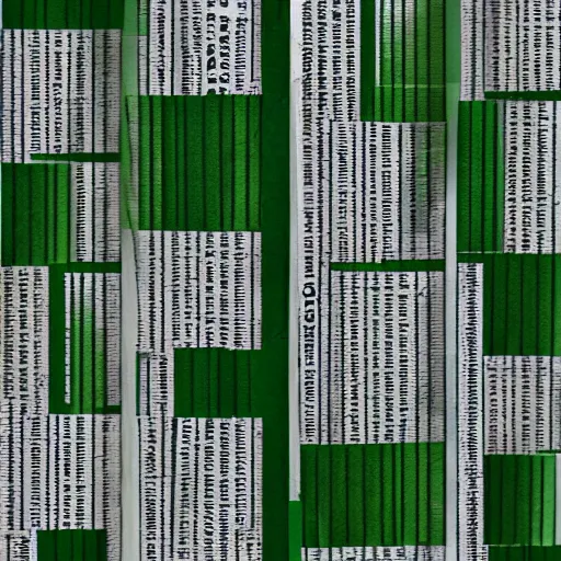Prompt: collage, newspaper texture buildings, papercut, , background green color