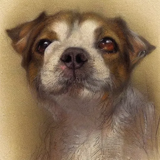 Image similar to ( ( ( ( ( cute dog at a spa. muted colors. ) ) ) ) ) by jean - baptiste monge!!!!!!!!!!!!!!!!!!!!!!!!!!!