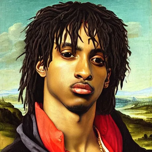 Prompt: Renaissance painting of Playboi Carti, detailed, realistic