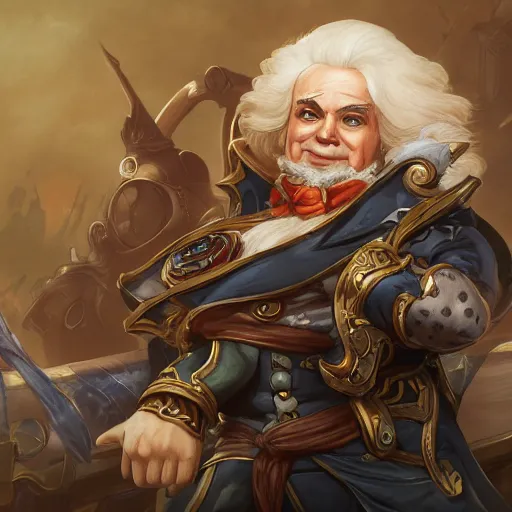 Image similar to John adams as a league of legends character, art by riot studios and Jason chan, intricate details, insane details, ornate details, hyper detailed, trending on artstation,