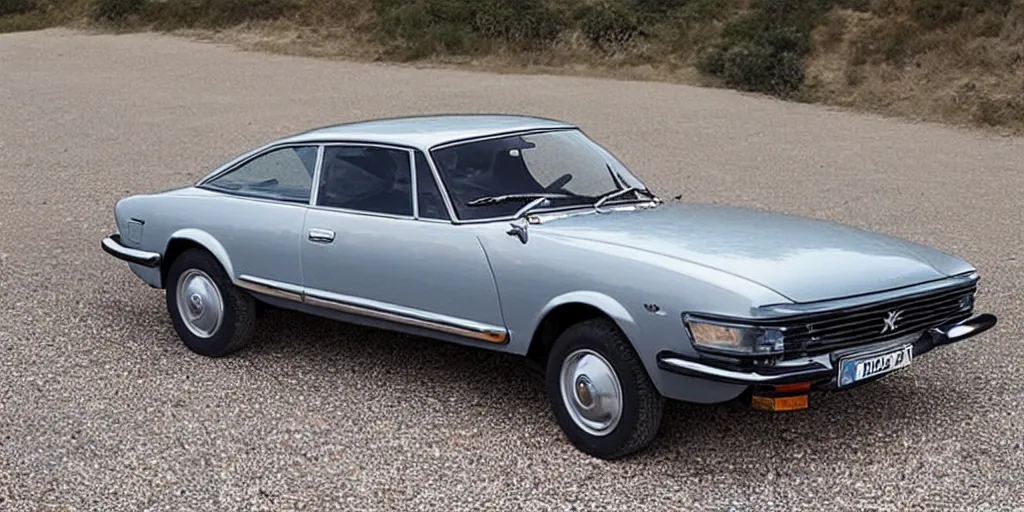 Prompt: “2022 Peugeot 504 Coupe”