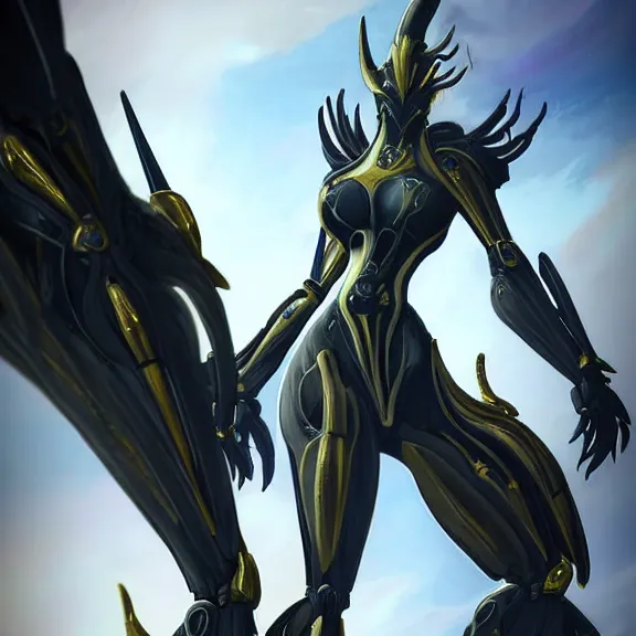 Image similar to highly detailed giantess shot exquisite warframe fanart, looking up at a giant 500 foot tall beautiful stunning saryn prime female warframe, as a stunning anthropomorphic robot female dragon, looming over you, posing elegantly, intimidating detailed robot dragon feet, proportionally accurate, anatomically correct, sharp claws, two arms, two legs, camera close to the legs and feet, giantess shot, upward shot, ground view shot, epic shot, high quality, captura, realistic, professional digital art, high end digital art, furry art, macro art, giantess art, anthro art, DeviantArt, artstation, Furaffinity, 3D realism, 8k HD render, epic lighting, depth of field