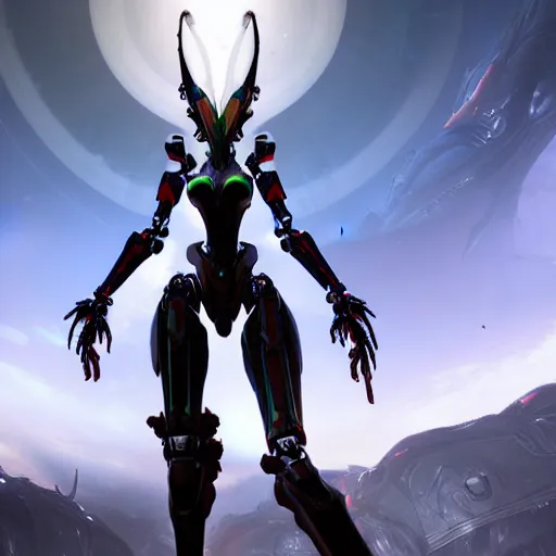 Image similar to highly detailed giantess shot, worms eye view, looking up at a giant 500 foot tall beautiful stunning saryn prime female warframe, as a stunning anthropomorphic robot female dragon, looming over you, walking toward you, detailed warframe legs towering over you, camera looking up, posing elegantly over you, sleek sharp claws, detailed robot dragon feet about to step on you, intimidating, proportionally accurate, two arms, two legs, camera close to the legs and feet, giantess shot, warframe fanart, ground view shot, cinematic low shot, high quality, captura, realistic, professional digital art, high end digital art, furry art, macro art, giantess art, anthro art, DeviantArt, artstation, Furaffinity, 3D realism, 8k HD octane render, epic lighting, depth of field