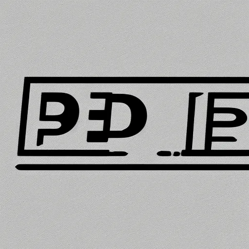Image similar to logo of 3d printer by Paul Rand