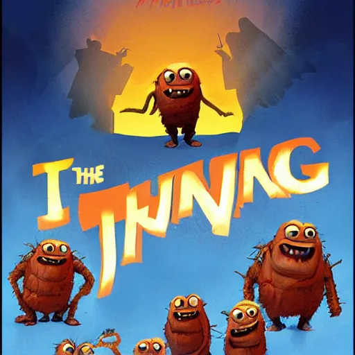 Prompt: The Thing as a Pixar Movie