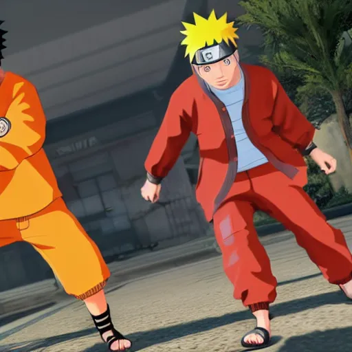 Prompt: Naruto in GTA V, highly detailed, soft lighting 8k resolution
