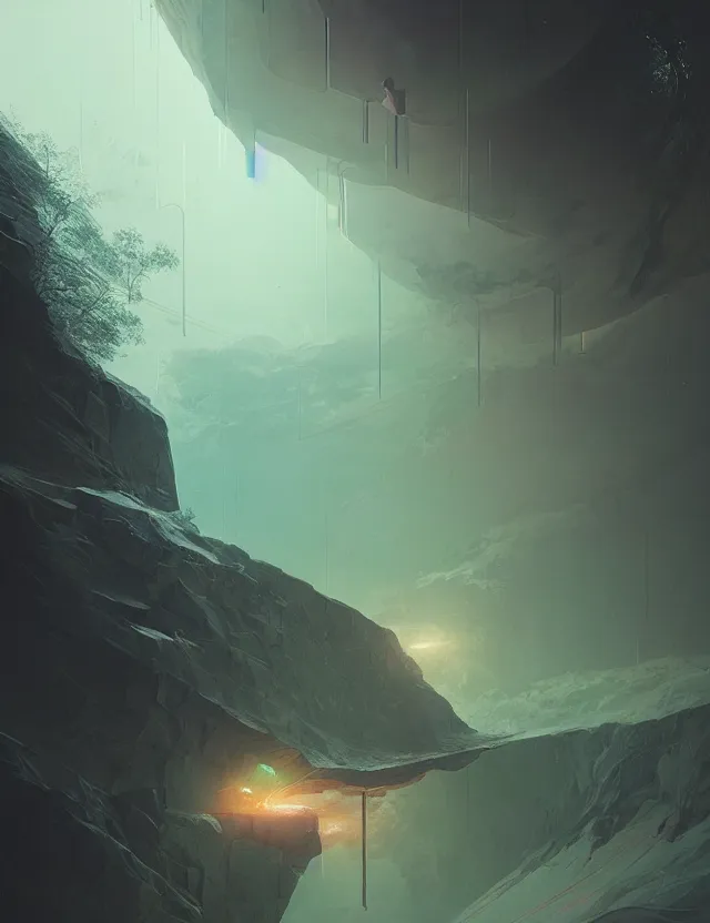 Image similar to liminal space, artwork by tooth wu and wlop and beeple and greg rutkowski