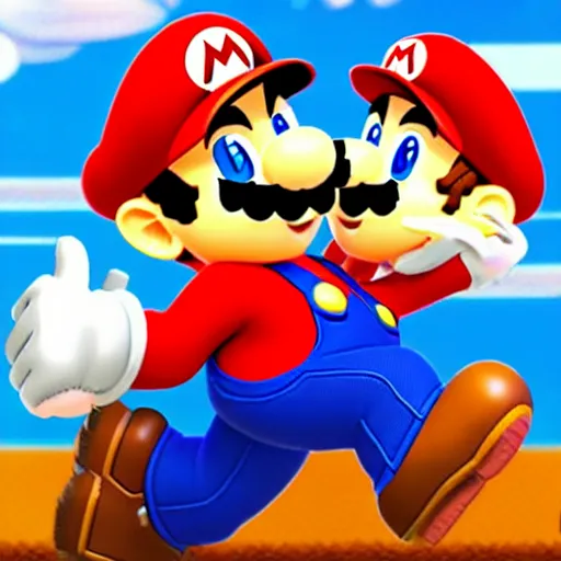 Prompt: anime mario