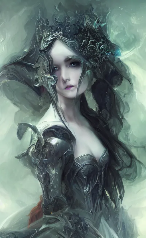 Image similar to Alchemy Imperial Princess knight gothic girl. By sophie anderson, artgerm, wlop, concept art,digital paintig, matte, fractal flame,highly detailded