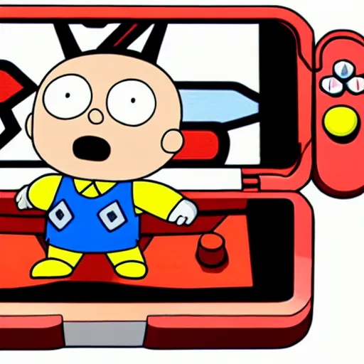 Image similar to Stewie Griffin in Pokémon Fire Red, Nintendo