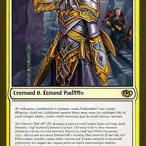 Image similar to Elf Paladin Oath of Devotion, token with a round border, Dungeons and Dragons