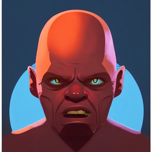 Image similar to face icon stylized minimalist the thing from another world 1 9 5 1, loftis, cory behance hd by jesper ejsing, by rhads, makoto shinkai and lois van baarle, ilya kuvshinov, rossdraws global illumination