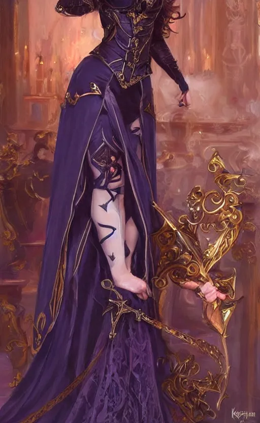 Image similar to Alchemy Imperial Princess knight gothic girl. By Konstantin Razumov, highly detailded