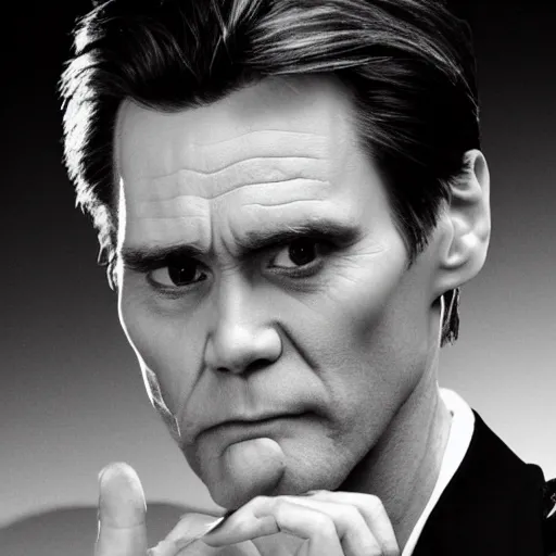 Prompt: jim carrey is an apple