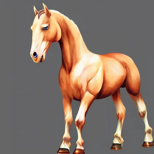 Image similar to concept art of hybrid human and horse, anthropomorphic horse wearing a coat, digital art, photo realistic, highly detailed