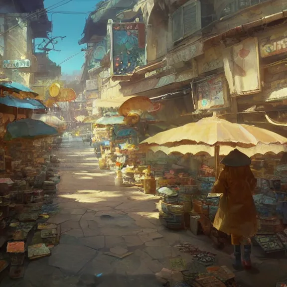 Image similar to coin shop, painting by craig mullins, octane rendering, soft morning lighting, wide angle lens, in the style of hayao miyazaki, trending on artstation,