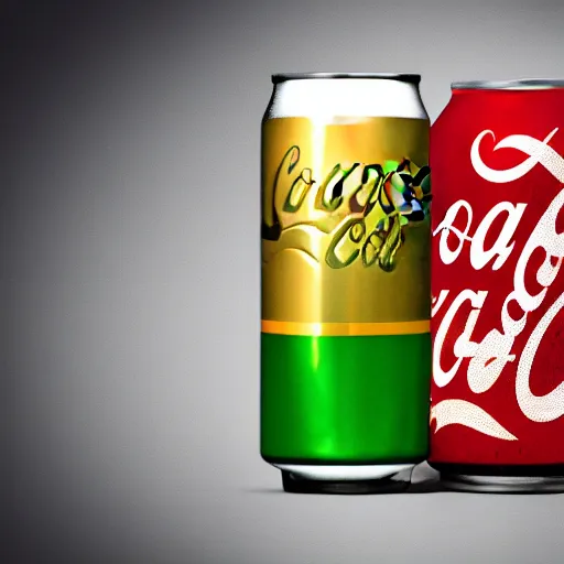 Image similar to a can of Coca Cola, product photography, 4K, award winning