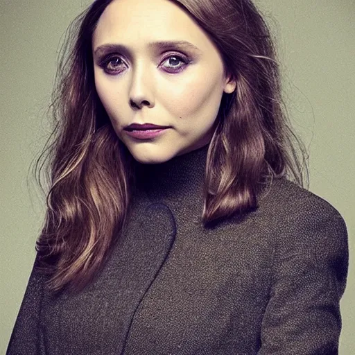 Image similar to elizabeth olsen mixed with gal godot