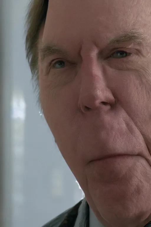 Prompt: Chuck McGill, up close