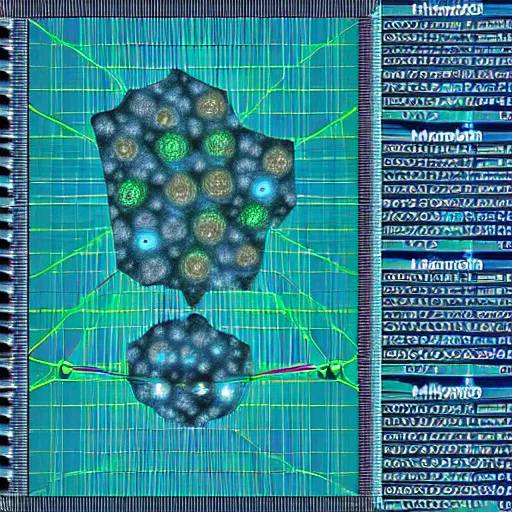 Image similar to molecular nanotechnology phase conjugated polarized light photomicrograph with muon scattering phonon packet electron interference bifringement