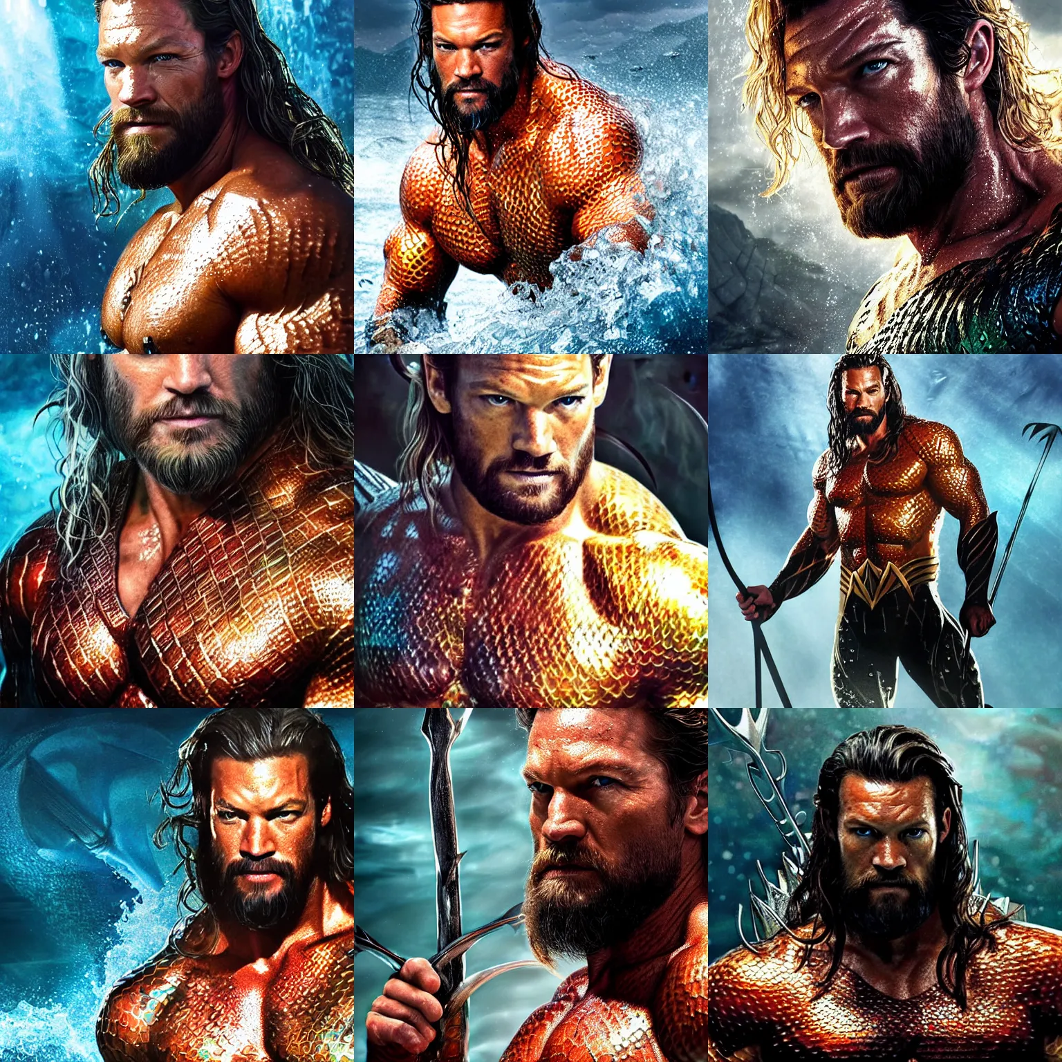 Prompt: ian bohen as aquaman. digital painting, detailed, 8 k, trending on artstation, smooth, sharp focus artwork by mark arian, artgerm, mark keathley, greg rutkowski