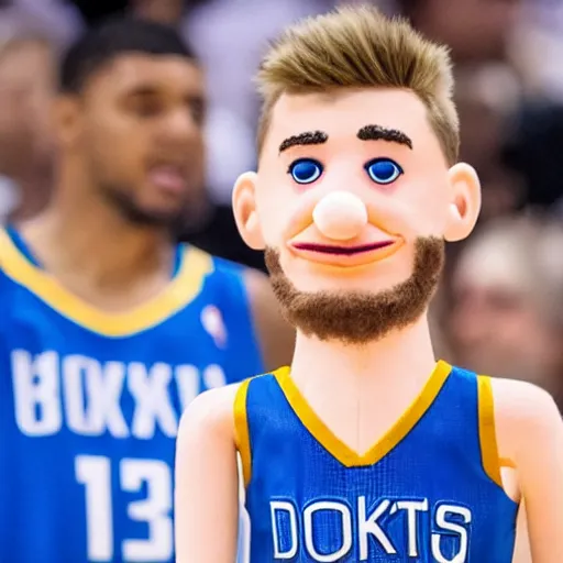 Prompt: luka doncic as a muppet