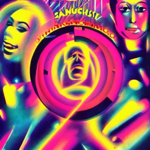 Image similar to scratching disco 1 9 8 0 • s very energetic people, neon splashes, kandinsky, olga sacharoff, portugal immigration nostalgia, vfx, ambient fog, cinematic lightning, soft women aura,