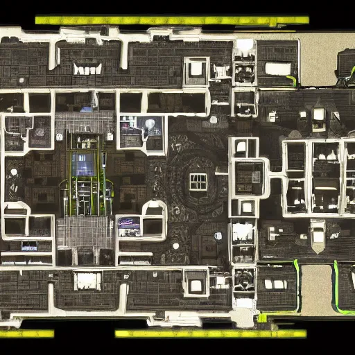 Image similar to architectural floor plan call of duty black ops 3 minimap, architectural floor plan gears of war 4 black ops 3 minimap, symmetrical outpost, ancient fort