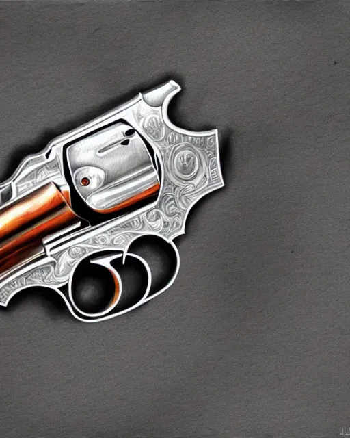 Prompt: realistic detailed revolver, watercolor, western, high production value, intricate details, high resolution, hyperrealistic, hdr, high definition, masterpiece, ultra realistic, highly detailed, hd, sharp focus, cinematic lighting, shaded, non blurry, sharp, smooth