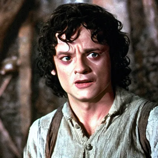 Image similar to jack nicholson as frodo in lord of the rings