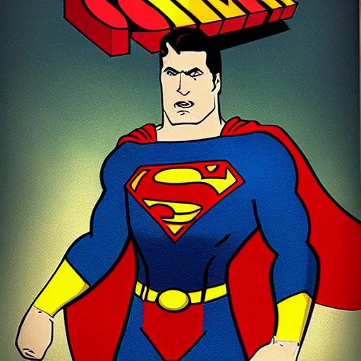 Prompt: Superman yelling1%