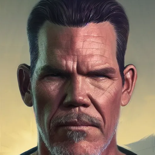 Image similar to A portrait of Josh Brolin, sith, star wars art, art by greg rutkowski, matte painting, trending on artstation