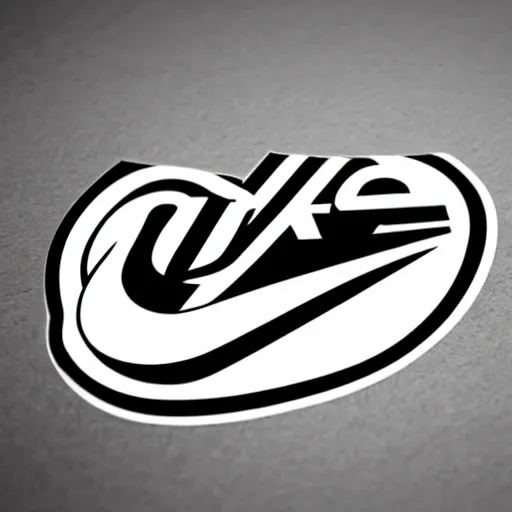 Image similar to iconic logo for a sneaker shop inspired by nike and adidas, minimalist