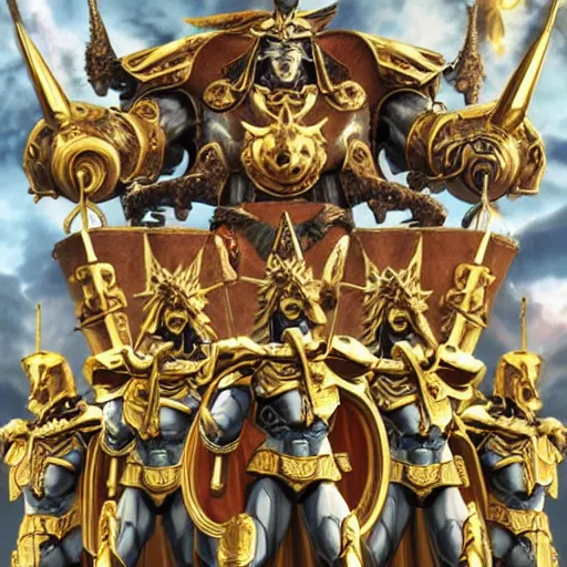 Prompt: Pillar Men Custodes