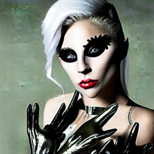 Prompt: a powerful enchantress but it's lady gaga realistic