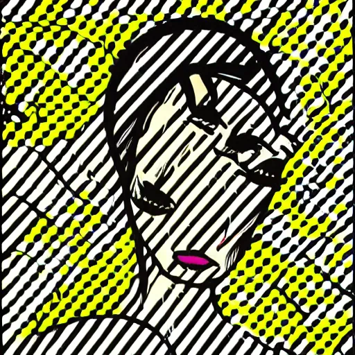 Image similar to african american version of “Drowning Girl” by Roy Lichtenstein