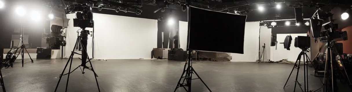 Image similar to photo of a movie set, studio, movie set, realistic, studio lighting